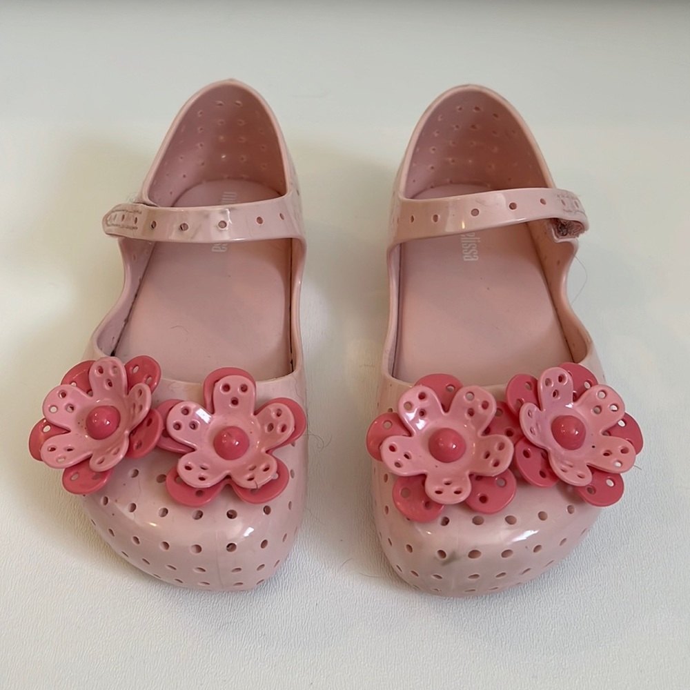 Rare Sz 10 Mini Melissa flower shoes